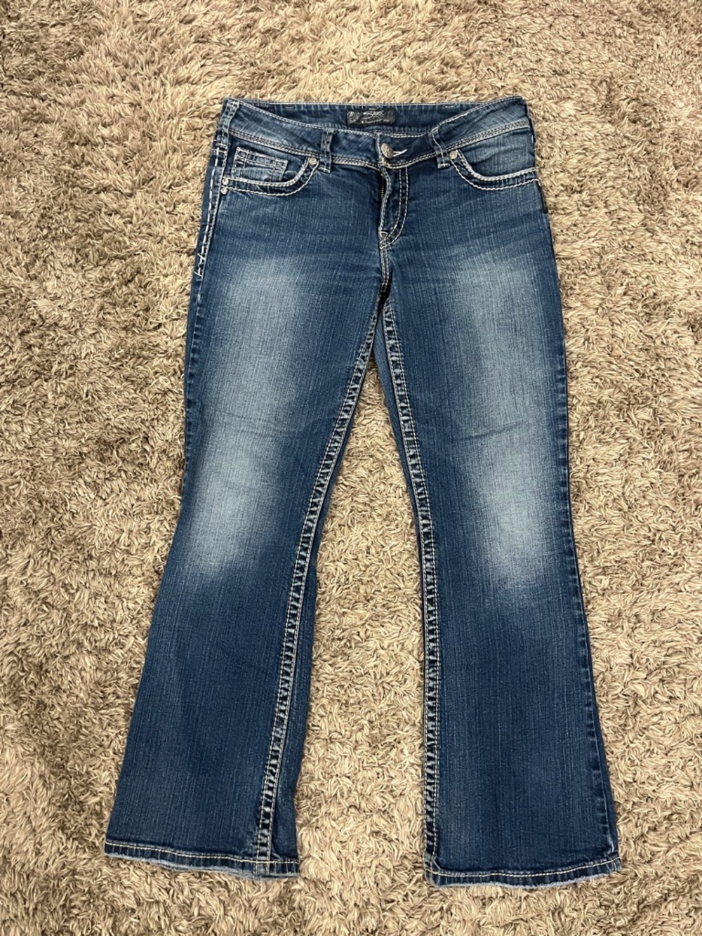 Silver Jeans Women's Medium Blue Flare Jeans